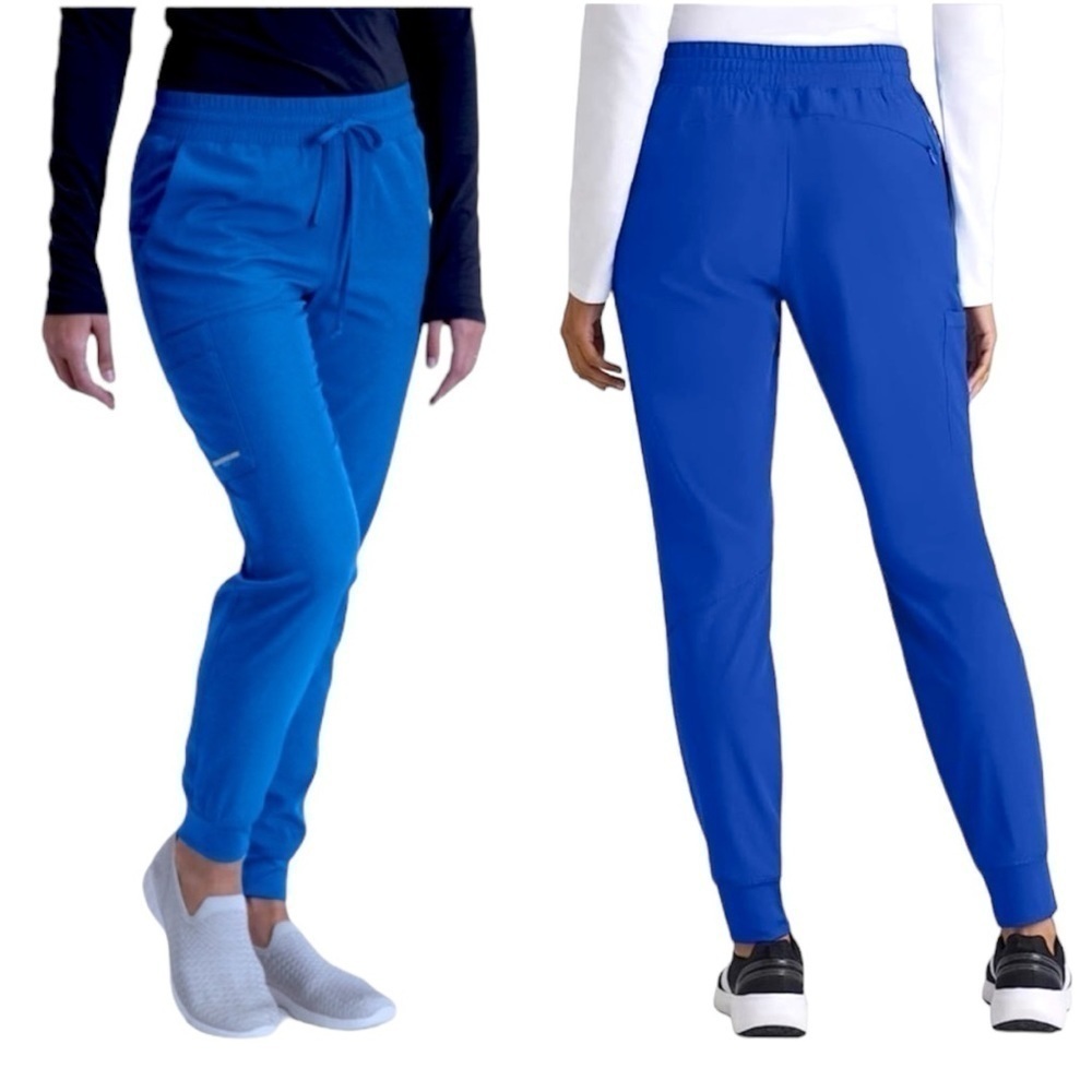 SKECHERS Pull-On Cargo Pants Joggers Women’s Size Medium Cobalt Blue NWO…